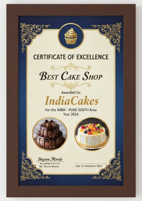 Best Cake Shop – NIBM, Pune South, Year 2024