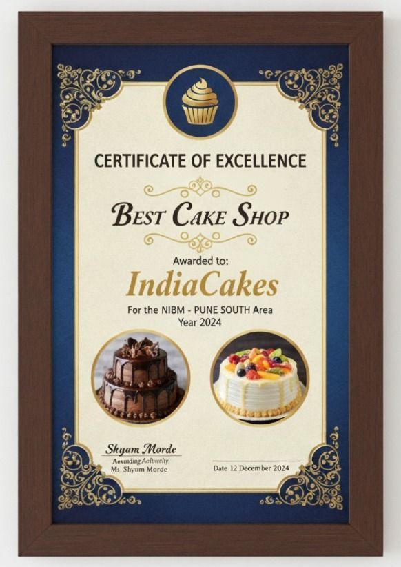 Best Cake Shop – NIBM, Pune South, Year 2024
