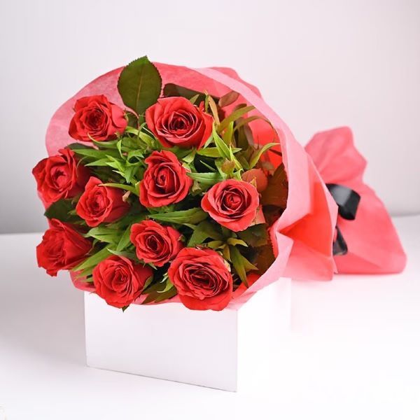 10 Misty Roses Bouquet