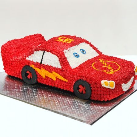 2 Kg Racer Car Shape Cake