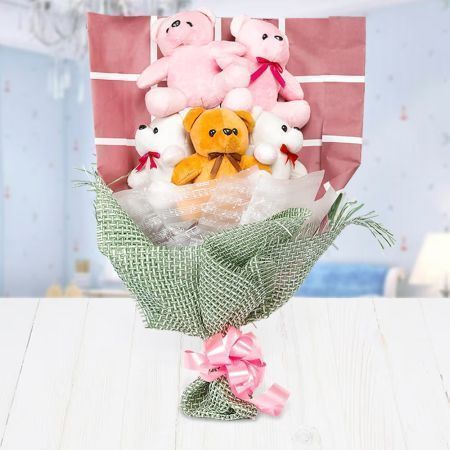 5 Teddy Bouquet