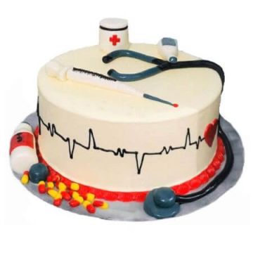1 Kg Designer Doctors Themed Cake