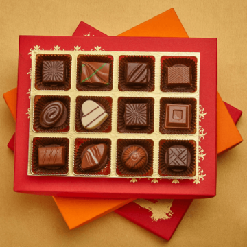 12 Classic Chocolate Truffles Box