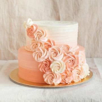 Three Tier Chocolate Truffle Wedding Cake 3 Kg