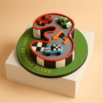 3rd Birthday Race Track Cake Three Kilogram