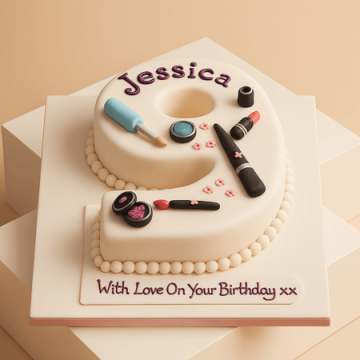 9th Birthday Accessories Cake Three Kilogram