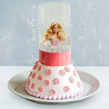 Eggless Barbie Pull Me Up Cake 1 Kg