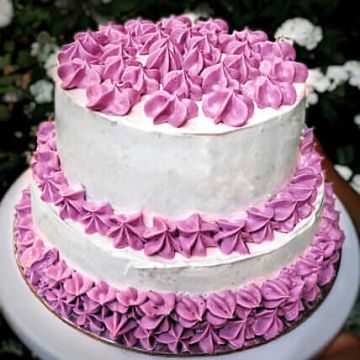 Chocolaty 2 Tier Purple Cake 2 Kg