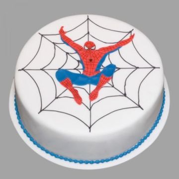 Eggless Courageous Spiderman Cake Half Kg