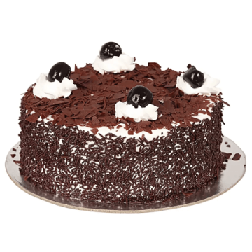 Deific Black Forest Treat Cake Half Kg