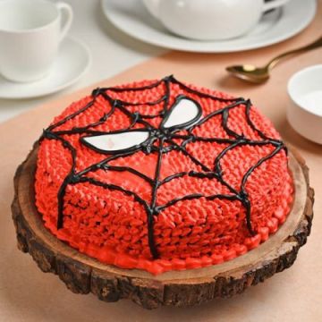 Eggless Delightful Spidey Theme Cake 1 Kg