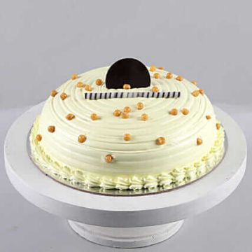 Dome Shaped Yummy Butterscotch Cake 1 Kgs