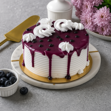 Classic Blueberry Cake Half Kg