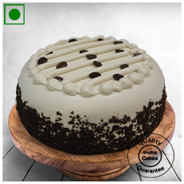 Eggless Amazing Creamy Irish Coffee Cake Half Kg
