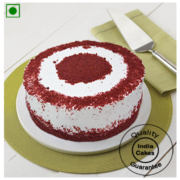 Eggless Ambrosial Red Velvet Cake Half Kg
