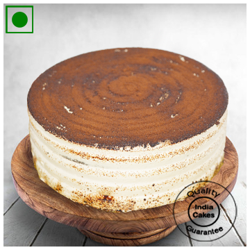Eggless Delicious Swirls Irish Coffee Cake Half Kg