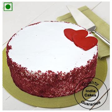 Eggless Love Expressing Red Velvet Cake Half Kg