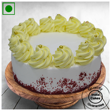 Eggless Yummy Creamy Red Velvet Cake Half Kg