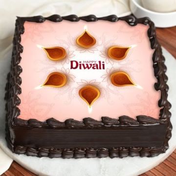 Festival of Light Diwali Poster Cake