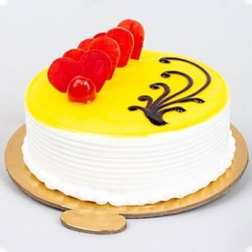 Eggless Flavorous Pineapple Cake Half Kgs