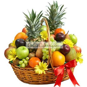 4 Kg Mix Fruits Medium Basket