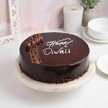 Happy Diwali Chocolate Cake Half Kg