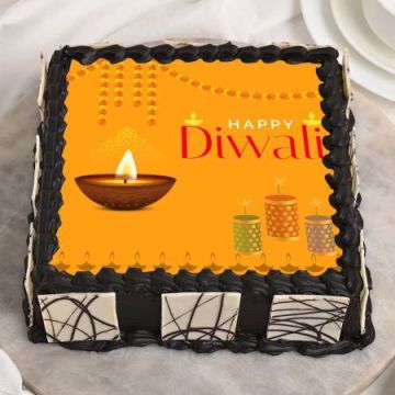 Happy Diwali Poster Cake Half Kg