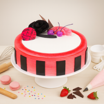 Harmony Strawberry Cake Half Kg