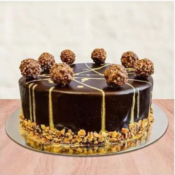 Eggless Innovative Ferrero Rocher Cake Half Kg