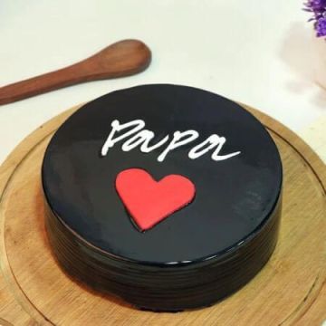 Love Papa Half Kg Chocolate Cake