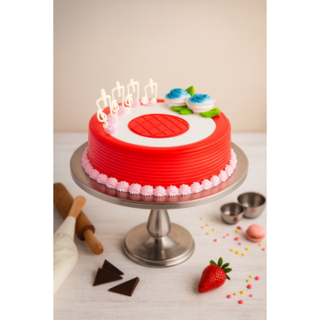 Luscious Strawberry Cake 1 Kgs