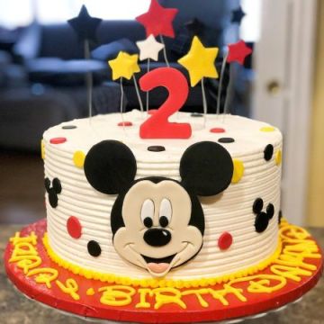Mickey Vanilla Fondant Cake 1 Kg