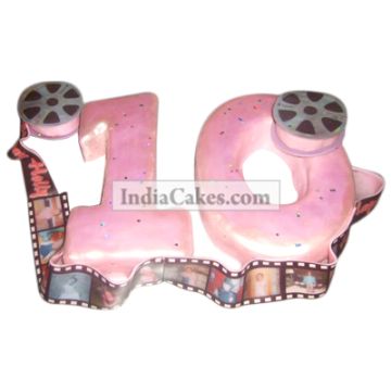 10th Birthday Camera Roll Cake Three Kilogram