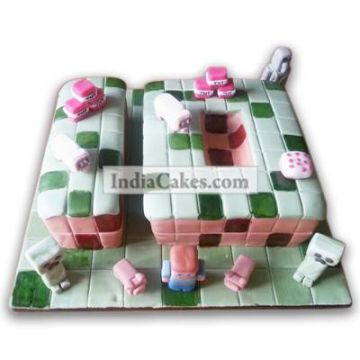 10th Birthday Minecraft Cake Three Kilogram