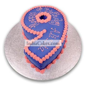 9th Birthday Simple Cake Three Kilogram
