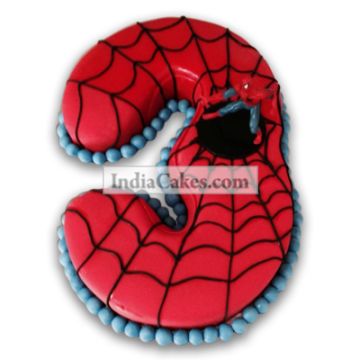 3rd Birthday Spiderman Cake Three Kilogram