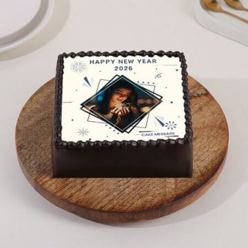 Personalised New Year 2026 Cake