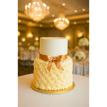 Eggless Two Tier Pineapple Cake 3 Kg