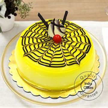 Half Kg Pineapple Dome Cake
