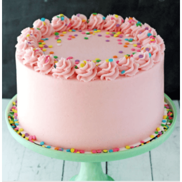 Pink Strawberry Cake 1 Kgs