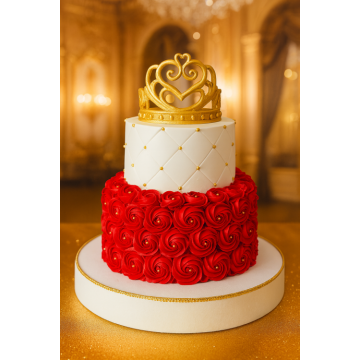 Queen Crown Wedding Cake 3 Kg