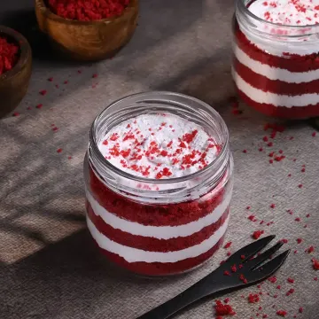 Red Velvet Single Jar Cake