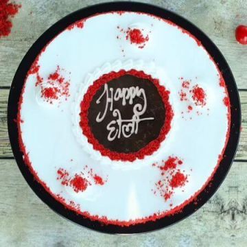 Red Velvet Cake For Holi