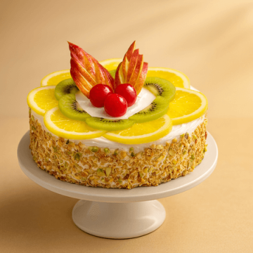 Rich Fresh Fruit Cake Half Kg