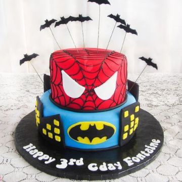Spiderman Fondant Cake 3 Kg