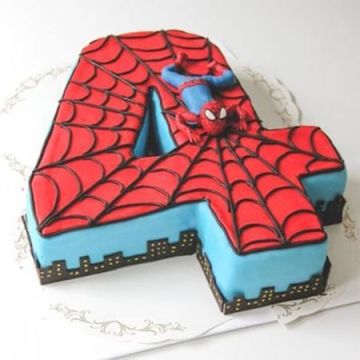 Spiderman Fondant Cake 4 Kg