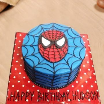 Eggless Spiderman Theme Cake 1 Kg