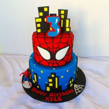 Spidey Fondant Cake 3 Kg