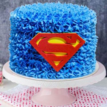 Superman Logo Cake 1 Kg