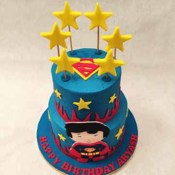 Superman Cartoon Cake 4 Kg